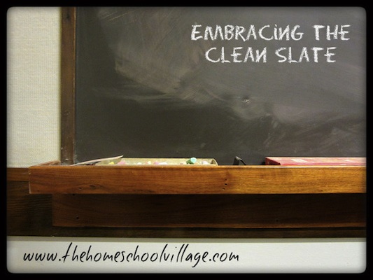 embracing the clean slate