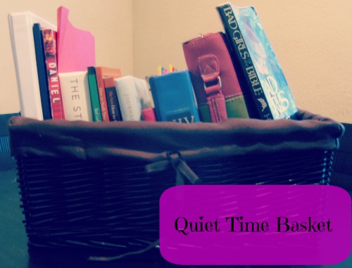 Quiet Time Basket | TheHomeschoolVillage.com