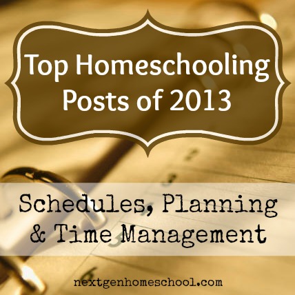 Need some help figuring out your homeschool schedule? This post has lots of resources for schedules, planning, time management and more.