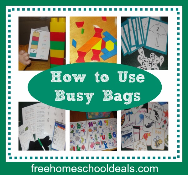 Have little ones? Busy bags are a great way to keep them busy while you teach the older children. This post has great ideas for how to keep them organized and how to actually use them.