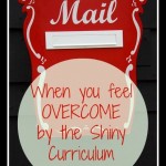 What do when you feel overwhelmed by curriculum choices