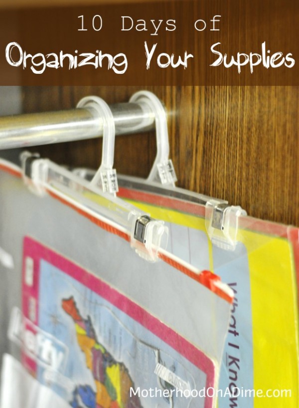 10 ways to organize your craft and school supplies