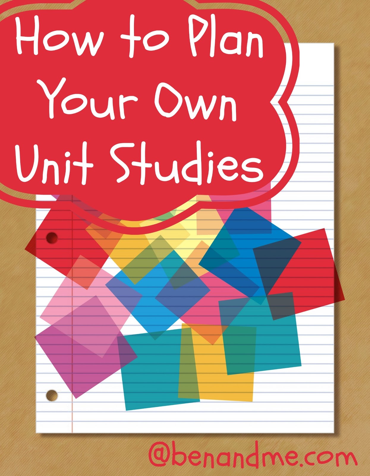 5 easy steps to help you plan your own unit studies!