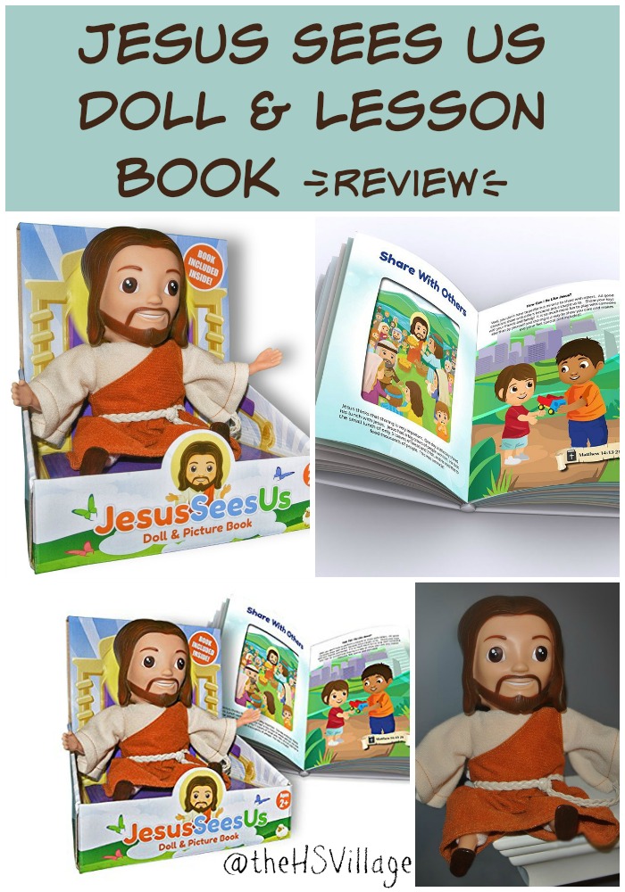Jesus Sees Us Doll & Lesson Book {Review}