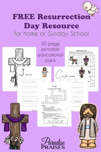 Free Printable Resurrection Day Learning Pack 