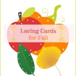 Free Lacing Cards for Fall