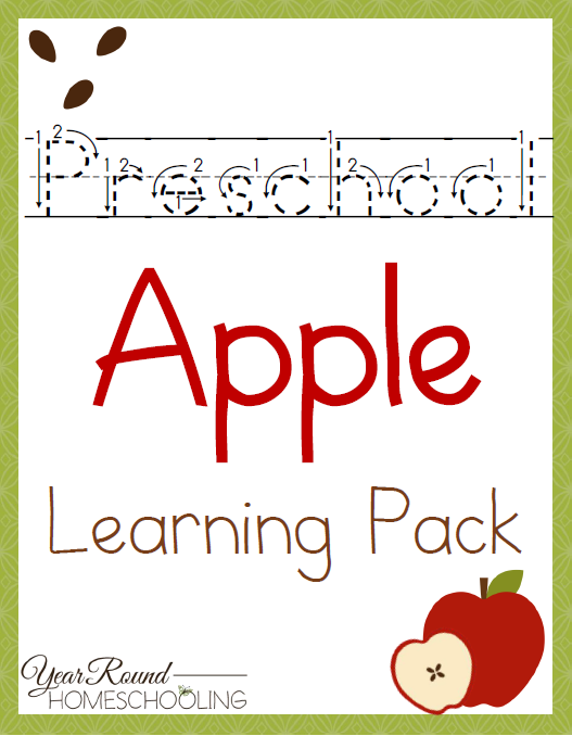 Free Preschool Apple Learning Pack