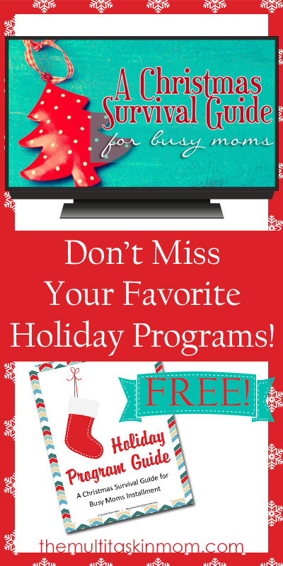 Holiday Program Guide - FREEBIE