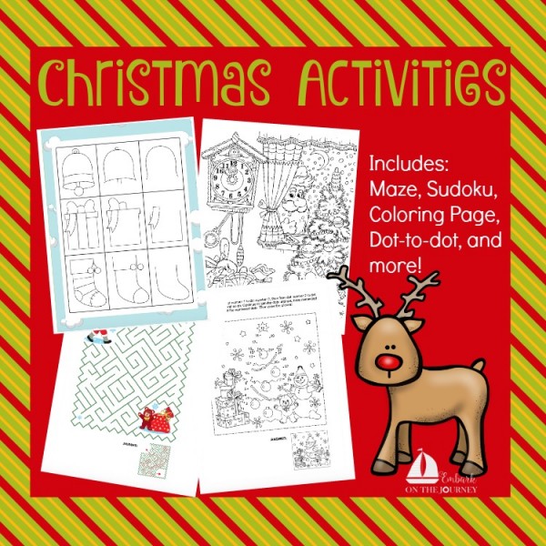 FREE Printable Christmas Activity Pack