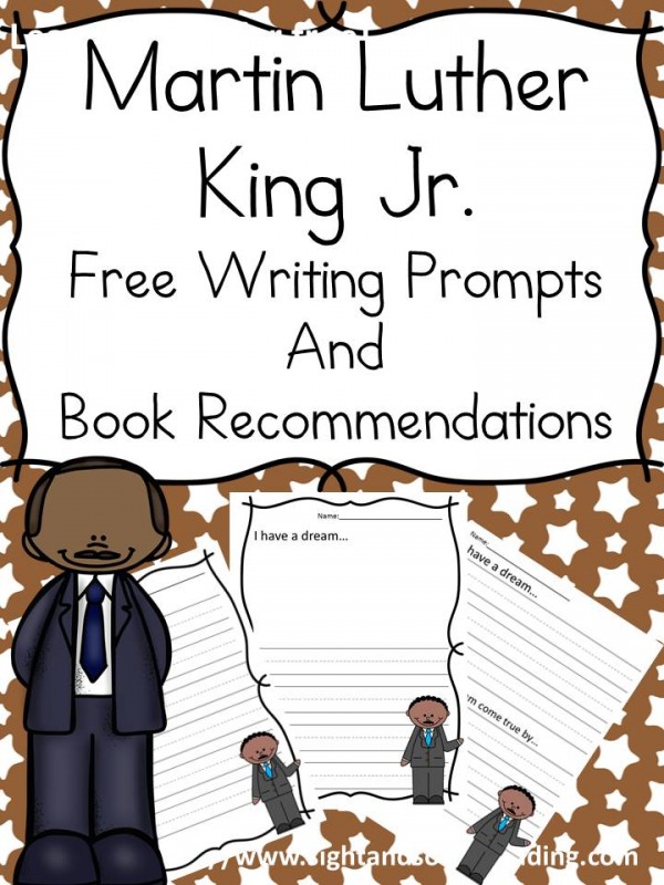Free Martin Luther King Jr. Day Lesson and Writing Prompts