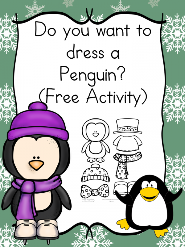 Printable Penguin Craft for Kids