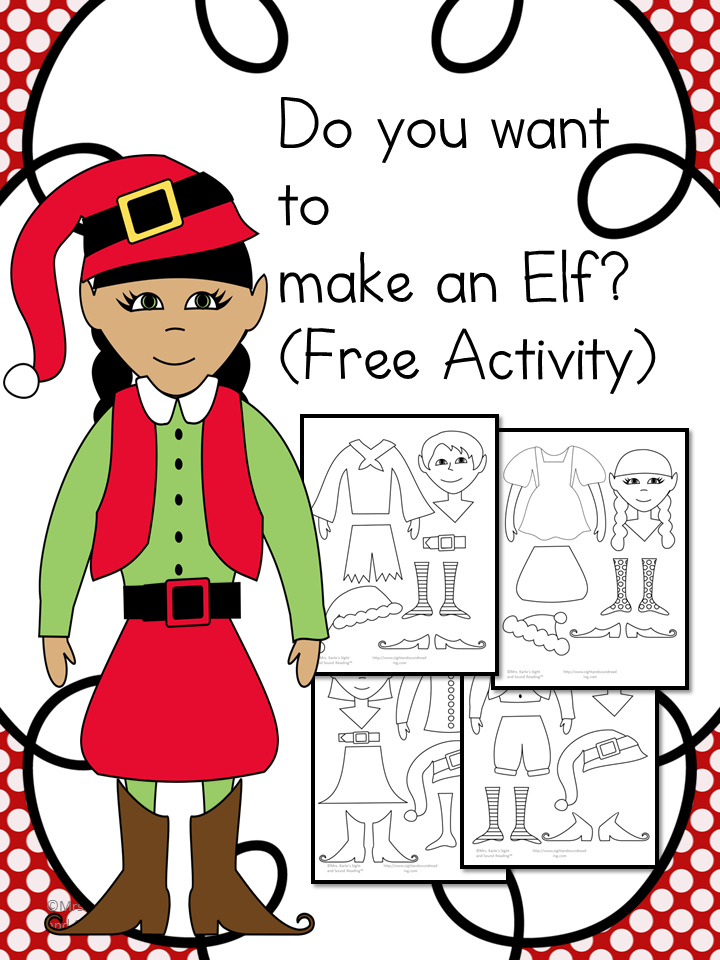 Printable Elf Craft for Kids