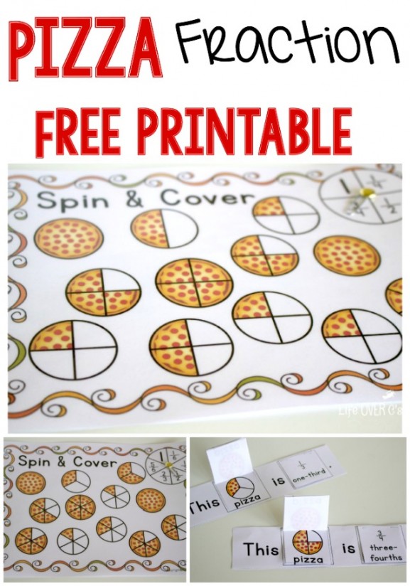 Pizza Fraction Printable