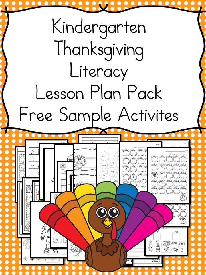 Thanksgiving Lesson Plans for Kindergarten