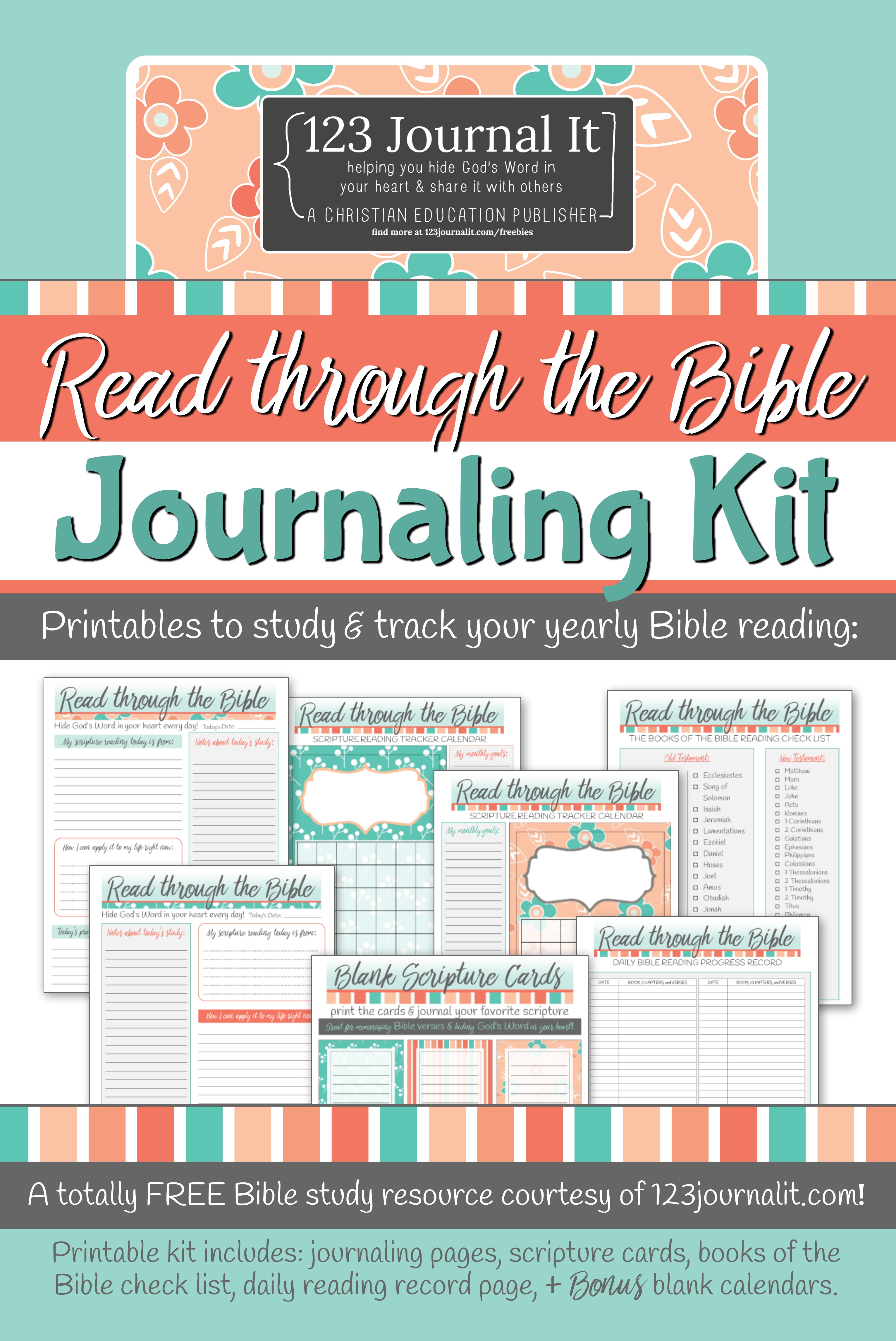 Free Printable Read Through the Bible Journaling Kit