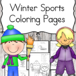 Free Winter Sports Coloring Pages