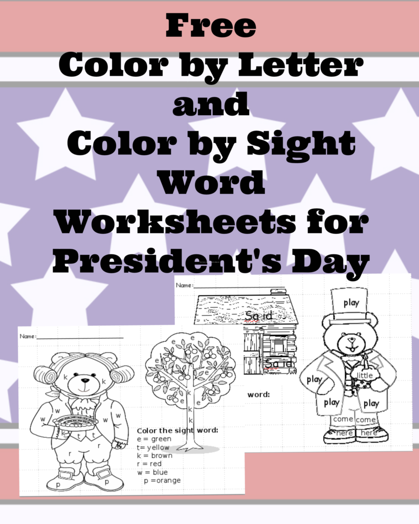 President’s Day Worksheets and Printables