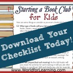 Checklist for starting a bookclub for kids