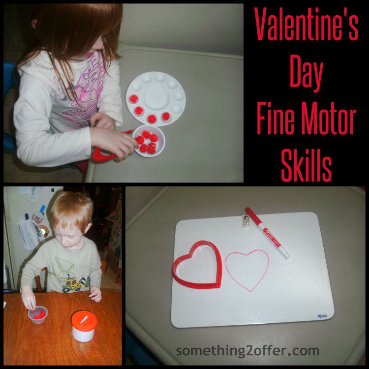 Preschool Valentine's Fine Motor Ideas