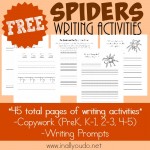 FREE Types of Spiders Writing Activities