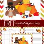 Free November Planning Pack for Kids