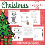 FREE Christmas Language Arts Pack for K-3
