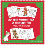 FREE Christmas Printable Pack {PreK-2}