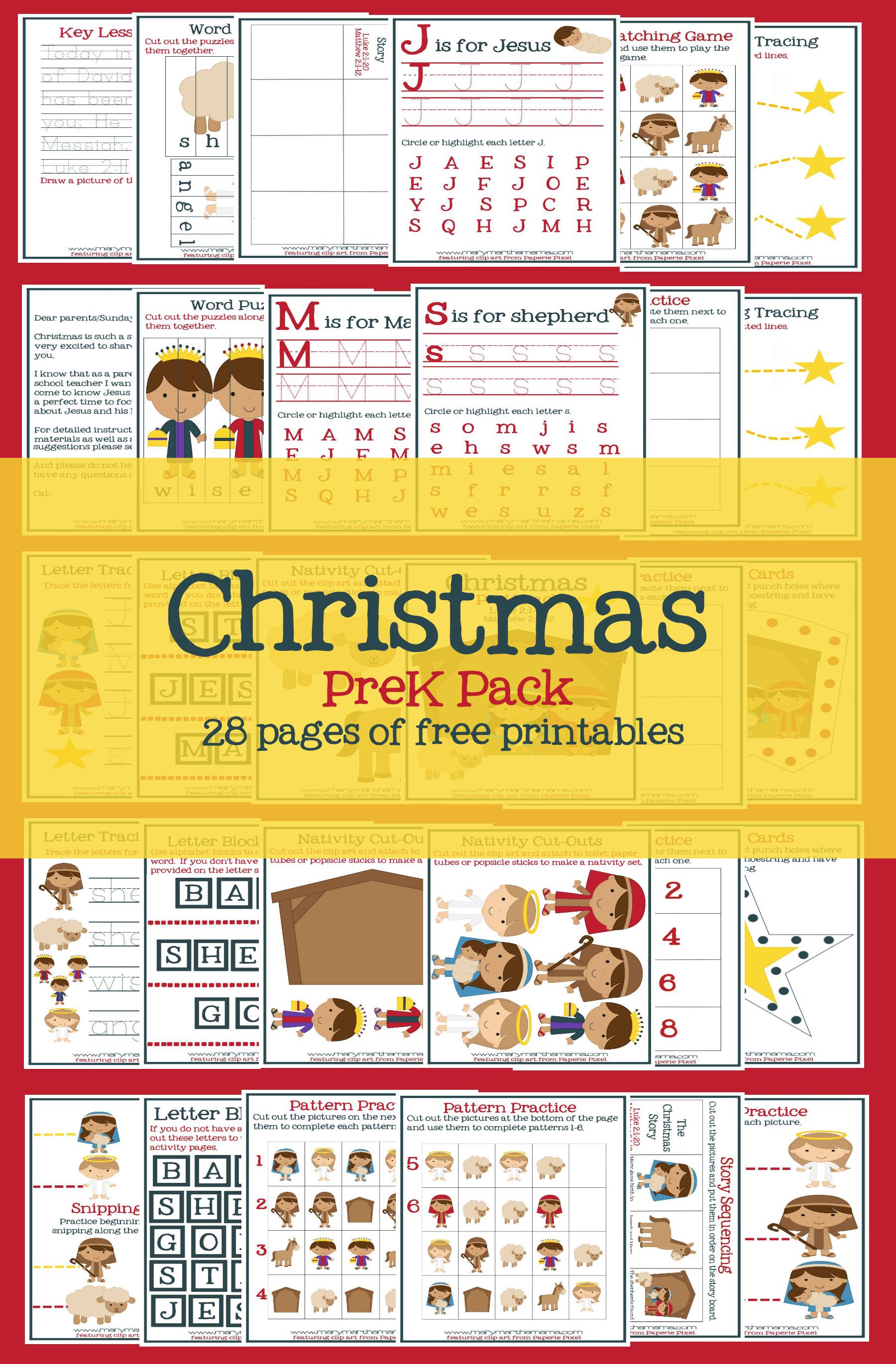 Christmas Preschool Pack