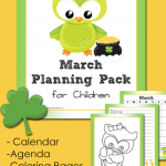 Free March Children's Planning Pack