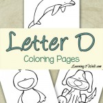 Free Letter D Coloring Pages