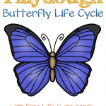 Free Playdough Butterfly Life Cycle Cards