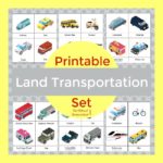 Land Transportation Cards Set