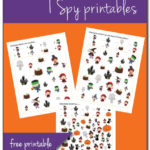 Halloween I Spy {free Halloween printables}