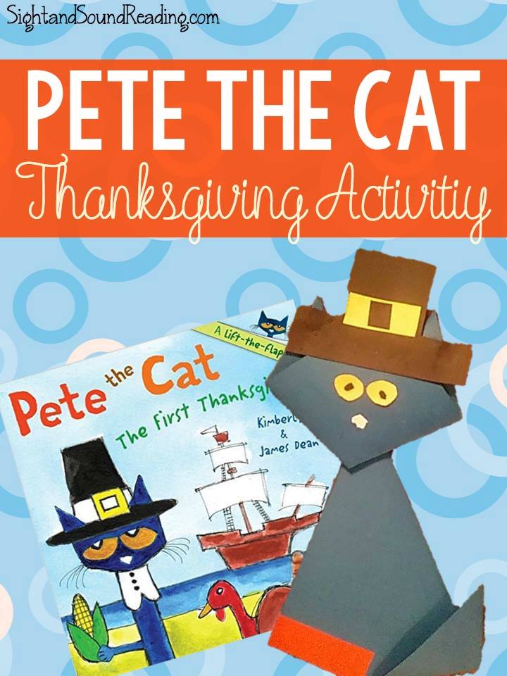Pete the Cat Thanksgiving Activity