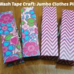 Washi Tape Craft: Clothes Pins